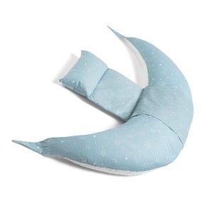 Πολυμορφικό Μαξιλάρι Εγκυμοσύνης Και Θηλασμού 7100 Grey Stars 12 Σε 1 Nuvita