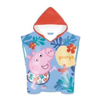 Peppa Pig Skateboard Παιδικό Πόντσο  55x110cm (Quick Dry)