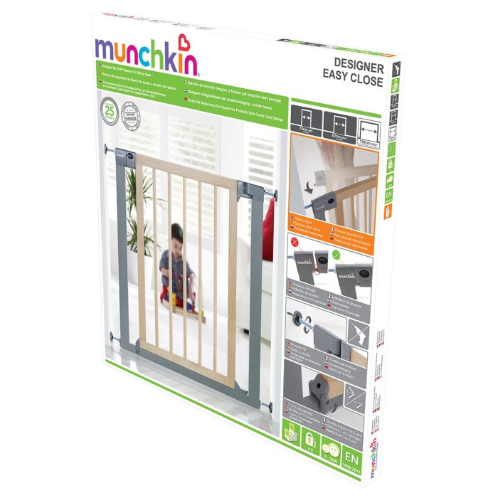 Πορτάκι Ασφαλείας Προεκτεινόμενο Designer Easy Close Munchkin Πορτάκι Ασφαλείας Προεκτεινόμενο Designer Easy Close Munchkin