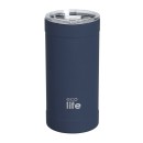 Ποτήρι Θερμό Με Ανοξείδωτο Καλαμάκι Sapphire Blue Coffee Thermos 500ml Eco Life Ποτήρι Θερμό Με Ανοξείδωτο Καλαμάκι Sapphire Blue Coffee Thermos 500ml Eco Life