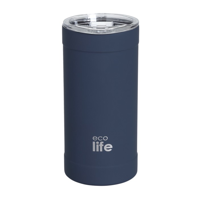 Ποτήρι Θερμό Με Ανοξείδωτο Καλαμάκι Sapphire Blue Coffee Thermos 500ml Eco Life Ποτήρι Θερμό Με Ανοξείδωτο Καλαμάκι Sapphire Blue Coffee Thermos 500ml Eco Life