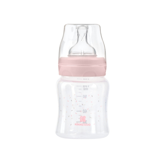 Πλαστικό Μπιμπερό PP 120ml Hippo Dreams Pink Kikka Boo