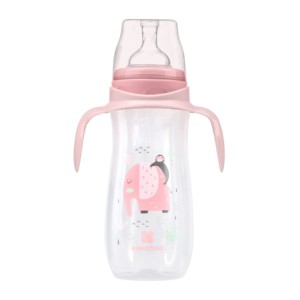 Πλαστικό Μπιμπερό 400ml Jingle Jungle Pink Kikka Boo