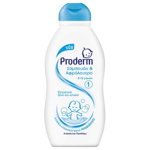 Proderm Σαμπουάν & Αφρόλουτρο 0-12 μηνών 200ml