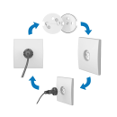 Προστατευτικά Για Πρίζες 10τμχ BabyOno Προστατευτικά Για Πρίζες 10τμχ BabyOno