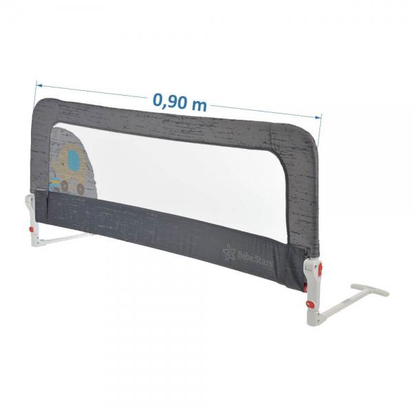 Προστατευτική Μπάρα Grey 90cm Bebe Stars Προστατευτική Μπάρα Grey 90cm Bebe Stars