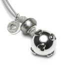 ProudMama Babybell Μενταγιόν Εγκυμοσύνης Γκρι Ασημένιες Καρδιές ProudMama Babybell Μενταγιόν Εγκυμοσύνης Γκρι Ασημένιες Καρδιές