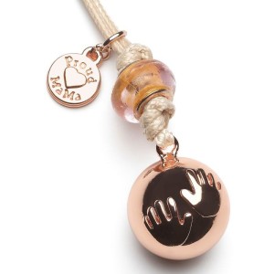 ProudMama Babybell Μενταγιόν Εγκυμοσύνης Χέρια Ροζ Χρυσό ProudMama Babybell Μενταγιόν Εγκυμοσύνης Χέρια Ροζ Χρυσό