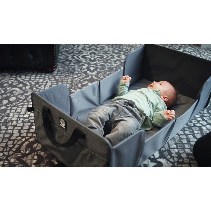 Πτυσσόμενο Κρεβατάκι Γκρι Dooky Πτυσσόμενο Κρεβατάκι Γκρι Dooky