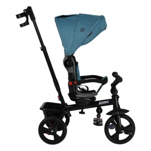 Πτυσσόμενο Τρίκυκλο Sonic 360° Πετρόλ Bebe Stars Πτυσσόμενο Τρίκυκλο Sonic 360° Πετρόλ Bebe Stars