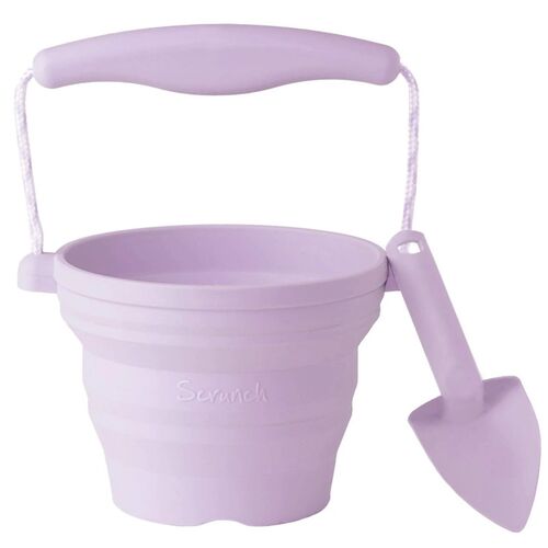 Scrunch Σετ Πτυσσόμενο κουβαδάκι με φτυαράκι Light Purple Scrunch Σετ Πτυσσόμενο κουβαδάκι με φτυαράκι Light Purple