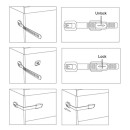 Ρυθμιζόμενες Ασφάλειες Πολλαπλών Χρήσεων 6τμχ Sipo Ρυθμιζόμενες Ασφάλειες Πολλαπλών Χρήσεων 6τμχ Sipo