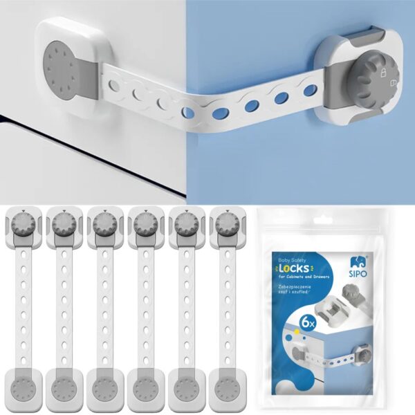 Ρυθμιζόμενη Πολυκλειδαριά Ασφαλείας 6τμχ Sipo Ρυθμιζόμενη Πολυκλειδαριά Ασφαλείας 6τμχ Sipo