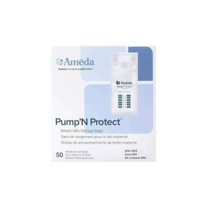 Σακουλάκια Φύλαξης Μητρικού Γάλακτος Pump ‘N Protect®180ml 50τμχ Ameda
