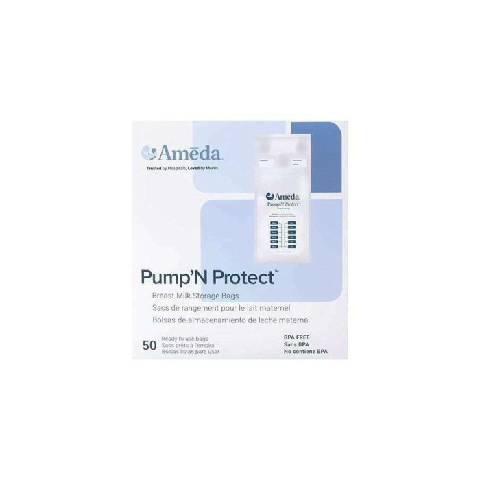 Σακουλάκια Φύλαξης Μητρικού Γάλακτος Pump ‘N Protect®180ml 50τμχ Ameda Σακουλάκια Φύλαξης Μητρικού Γάλακτος Pump ‘N Protect®180ml 50τμχ Ameda