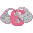 Σαλιάρα Βρεφική 3τμχ Kay Ροζ Cangaroo