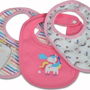 Σαλιάρα Βρεφική 3τμχ Kay Ροζ Cangaroo