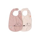 Σαλιάρα Με Βέλκρο Σετ 2τμχ Friends Powder Done By Deer