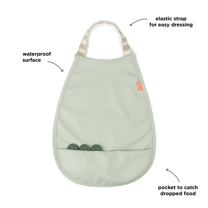 Σαλιάρα Με Λάστιχο Pull Over Crocco Green Done By Deer