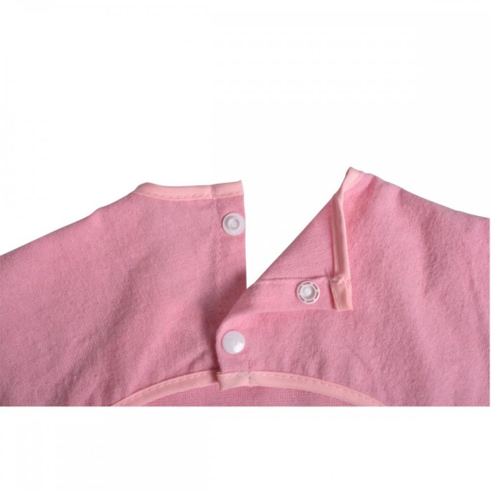 Σαλιάρα Με Μανίκια Tea Time Ροζ 2002 Cangaroo