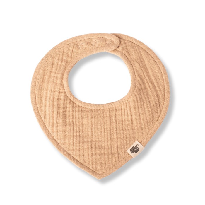 Σαλιάρα Μουσελίνα 3τμχ Αδιάβροχη  Funna Baby Sand