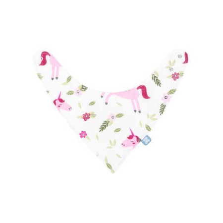 Σαλιάρα Μπαντάνα από Μουσελίνα Μονόκερος Kikka Boo