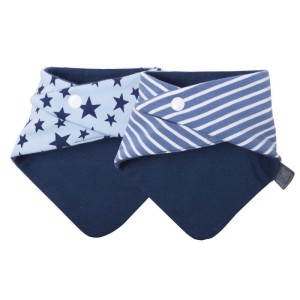 Σαλιάρα Μπαντάνα Blue Stars & Stripes 2τμχ Cheeky Chompers Σαλιάρα Μπαντάνα Blue Stars & Stripes 2τμχ Cheeky Chompers