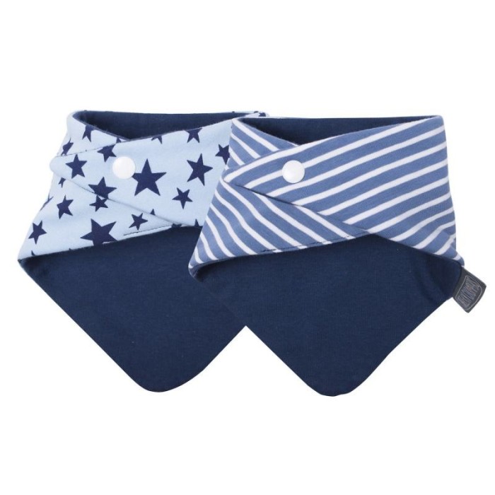 Σαλιάρα Μπαντάνα Blue Stars & Stripes 2τμχ Cheeky Chompers