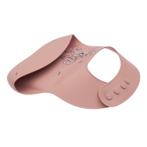 Σαλιάρα Platinum Silicone Flora Blush Kikka Boo