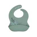 Σαλιάρα Platinum Silicone Flora Sage Kikka Boo