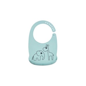 Σαλιάρα Silicone Bib Deer Friends Blue Done By Deer