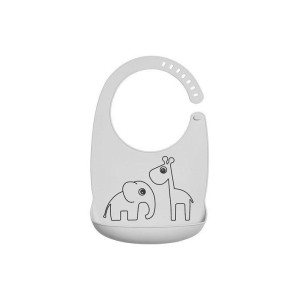Σαλιάρα Silicone Bib Deer Friends Grey Done By Deer