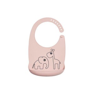 Σαλιάρα Silicone Bib Deer Friends Powder Done By Deer