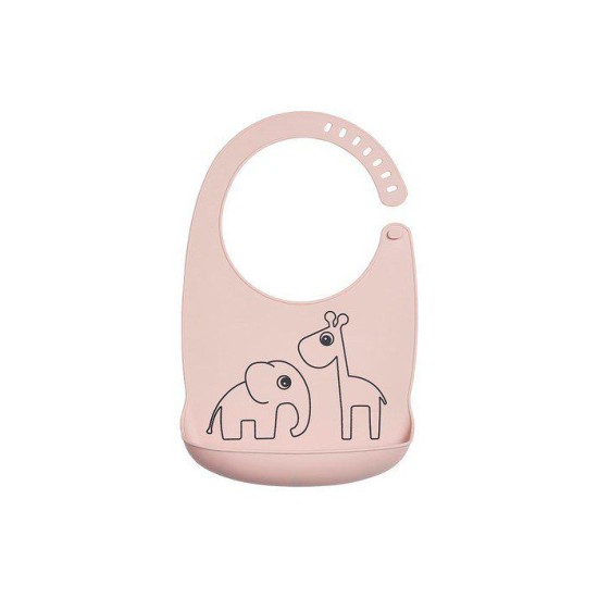 Σαλιάρα Silicone Bib Deer Friends Powder Done By Deer