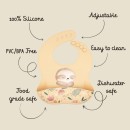 Sassi Σαλιάρα Σιλικόνης Gnawy the Sloth