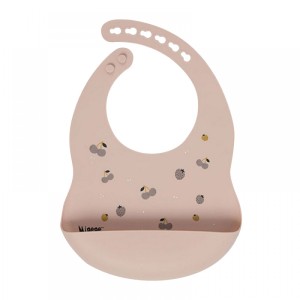 Σαλιάρα Σιλικόνης Light Pink Minene Σαλιάρα Σιλικόνης Light Pink Minene