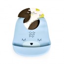 Σαλιάρα Σιλικόνης Oscar Μπλε Cangaroo