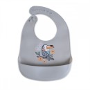 Σαλιάρα Σιλικόνης Rooibos Grey Cangaroo