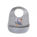 Σαλιάρα Σιλικόνης Rooibos Grey Cangaroo