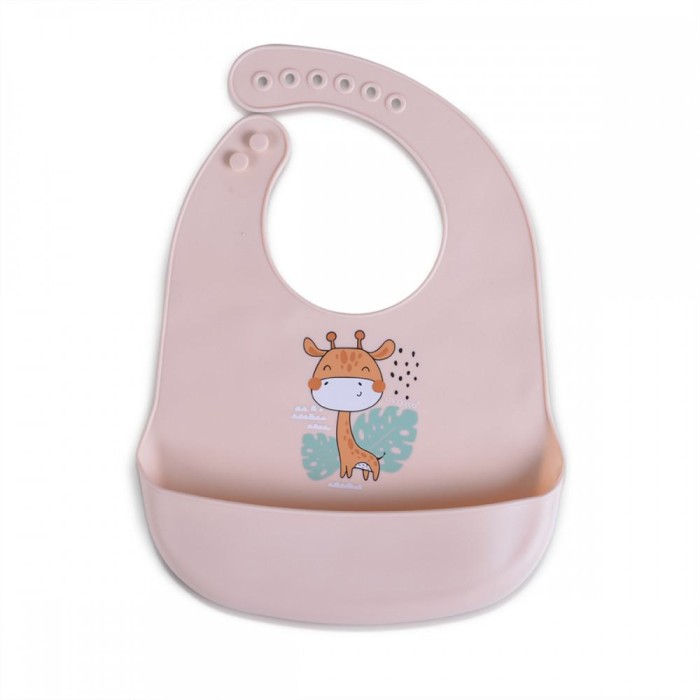 Σαλιάρα Σιλικόνης Rooibos Pink Cangaroo