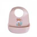 Σαλιάρα Σιλικόνης Rooibos Pink Cangaroo