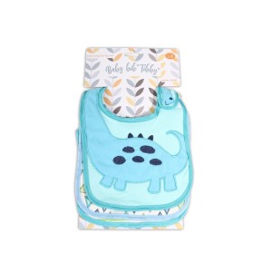 Σαλιάρα Βρεφική 3 Τμχ. Tibby Μπλε Cangaroo