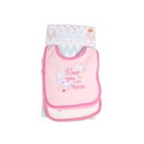 Σαλιάρα Βρεφική 3 Τμχ. Tibby Ροζ Cangaroo Σαλιάρα Βρεφική 3 Τμχ. Tibby Ροζ Cangaroo