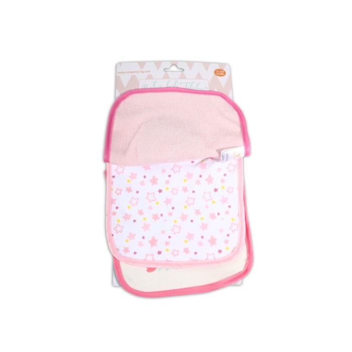 Σαλιάρα Βρεφική 3 Τμχ. Tibby Ροζ Cangaroo Σαλιάρα Βρεφική 3 Τμχ. Tibby Ροζ Cangaroo