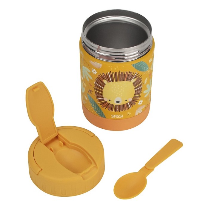 Sassi Ανοξείδωτο Δοχείο Φαγητού 350ml Chompy The Lion