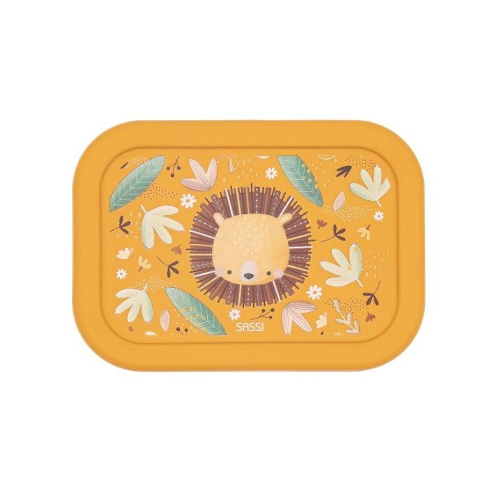 Sassi Δοχείο Φαγητού Σιλικόνης Mε Χωρίσματα Chompy The Lion