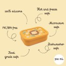 Sassi Δοχείο Φαγητού Σιλικόνης Mε Χωρίσματα Chompy The Lion