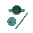 Sassi Κύπελλο Σιλικόνης Με Χερούλια Και Καλαμάκι Crunchy The Fox