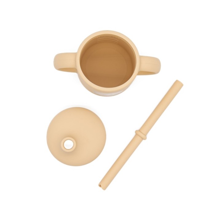 Sassi Κύπελλο Σιλικόνης Με Χερούλια Και Καλαμάκι Gnawy the Sloth