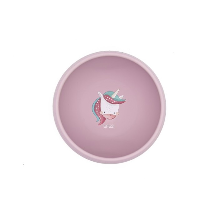 Sassi Μπωλ Σιλικόνης Με Βεντούζα Sparkly The Unicorn Sassi Μπωλ Σιλικόνης Με Βεντούζα Sparkly The Unicorn